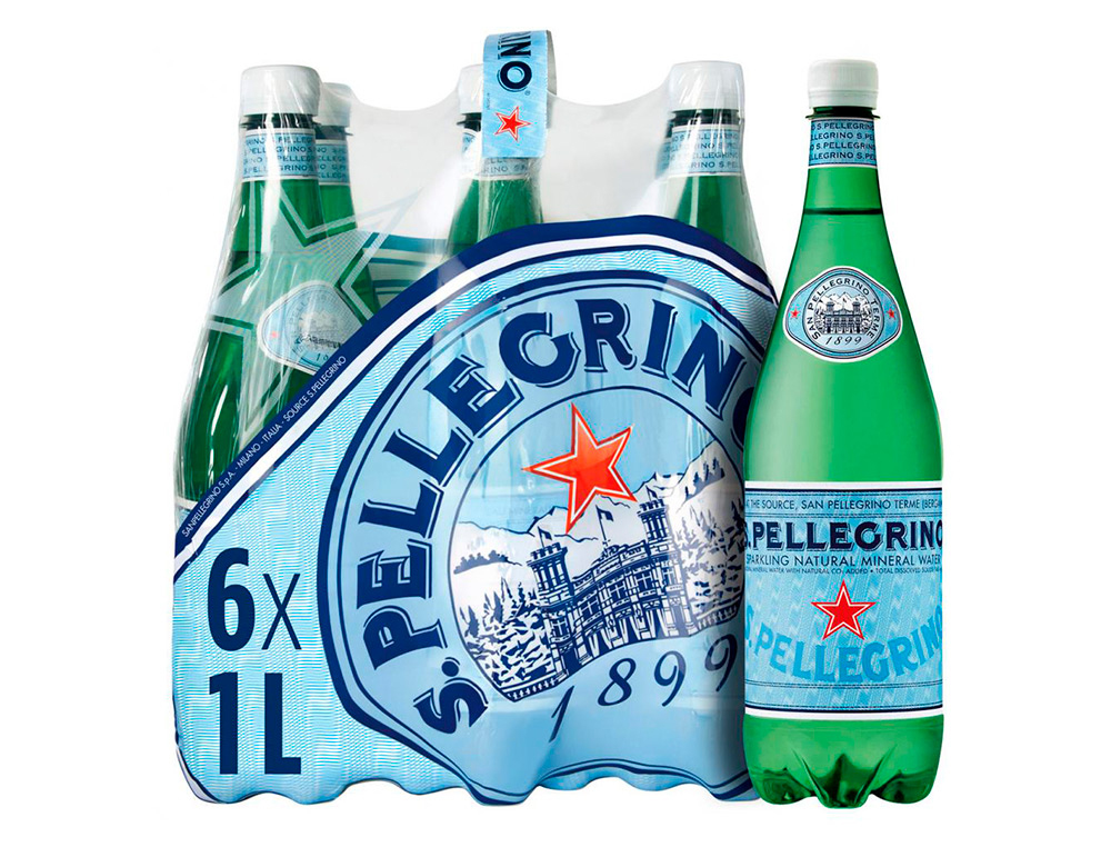 EAU GAZ SAN PELLEGRINO PET 1L