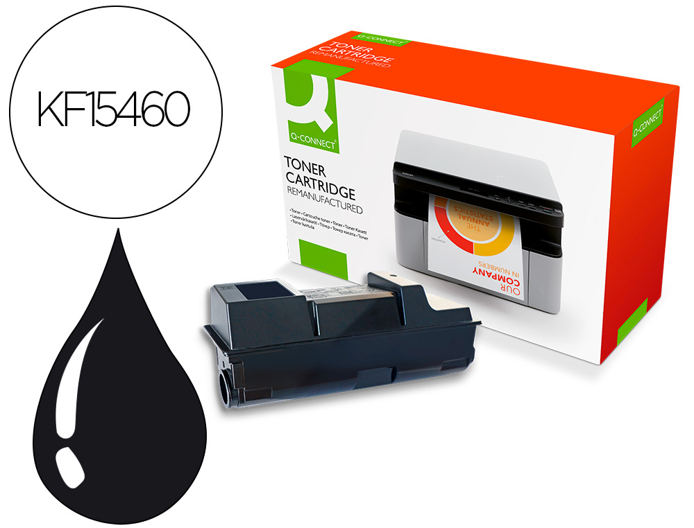 TONER Q-CONNECT COMPATIBLE KYOCERA TK-350 FS 3920 15000P (HC) NOIR