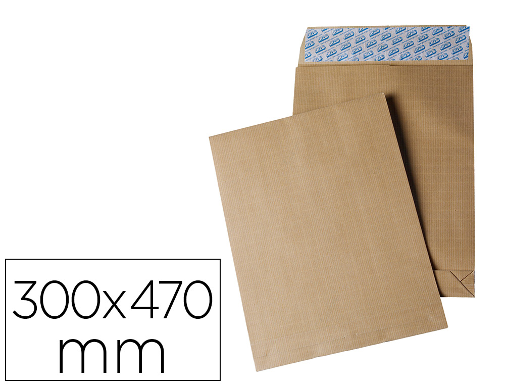 POCHETTE GPV KRAFT ARM 120G 300X470MM SOUFFLET 70MM PAQUET 50 UNITS