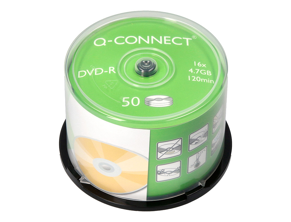 DVD-R Q-CONNECT VITESSE 16X TOUR 50 UNITS