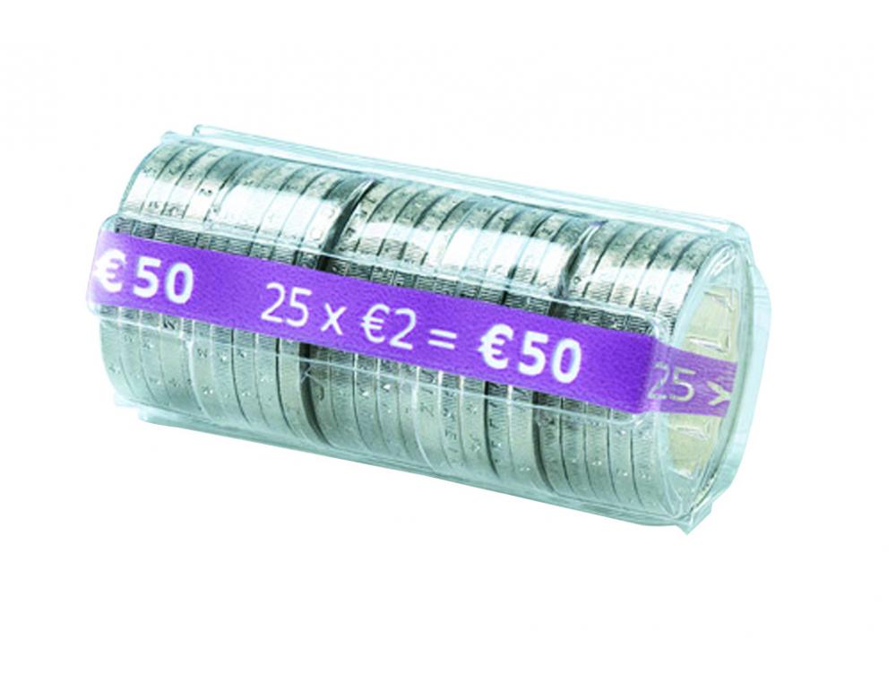 ETUIS MONNAIE 2EUROS 25PIECESSSACHET DE 25 ETUIS A MONNAIE POUR PIECE DE 2 EUROS 25 PIECES