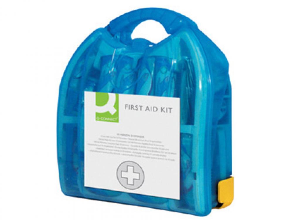 TROUSSE DE SECOURS QC 10PERS. TROUSSE DE SECOURS - Q-CONNECT - MALLETTE 10 PERSONNES